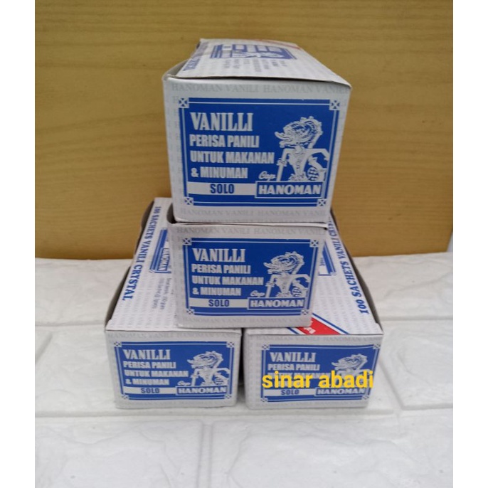 Vanili bubuk merk Hanoman 10pcs