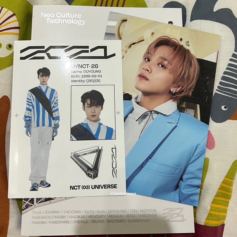 Postcard heechan sticker Doyoung Universe Album Photobook Vers.