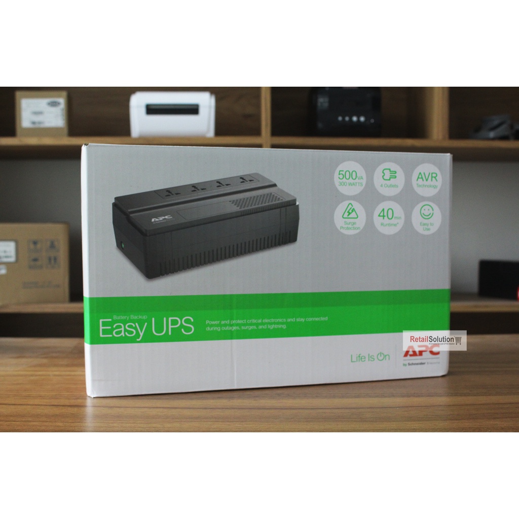 UPS AVR 300W - APC BV500 / BV500I-MS / BV500IMS 500VA Garansi Resmi