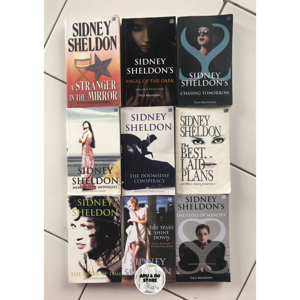 Novel Bekas / Preloved - SIDNEY SHELDON (Koleksi Pribadi) Part 2