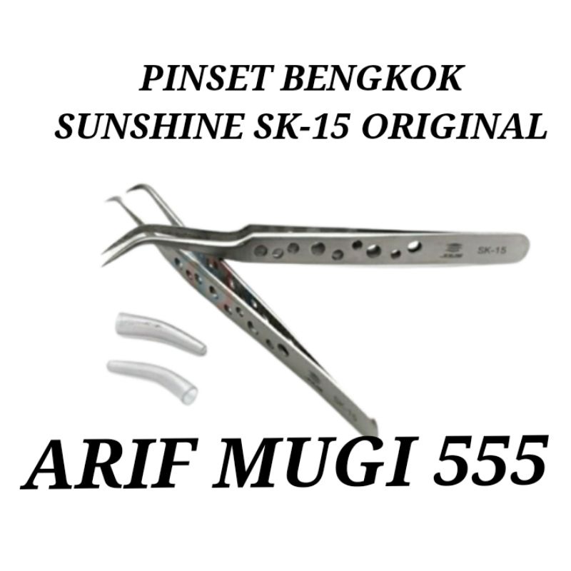 Pinset Vinset Bengkok Sunshine SK-15 Original