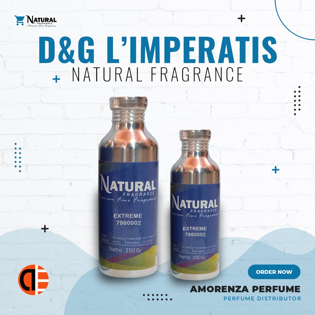 BIBIT PARFUM MURNI D&amp;G IMPERATIS - IMPERIALE NATURAL FRAGRANCE 250 ML SEGEL PABRIK