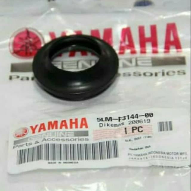 SEAL SIL DEBU TUTUP SHOCK DEPAN JUPITER MIO AEROX 155 SOUL GT ASLI ORI YAMAHA 5LM F3144 00