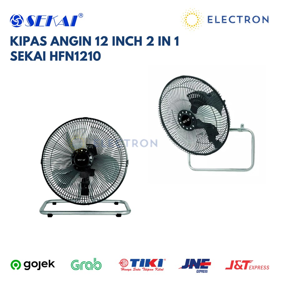 Kipas Angin Tornado Meja Dinding Tembok Sekai HFN 1210 HFN1210 Wallfan