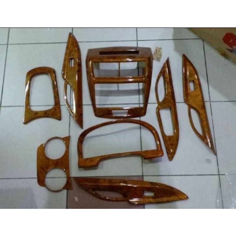 panel Wood panel Mobil Toyota all new Avanza Xenia motif kayu