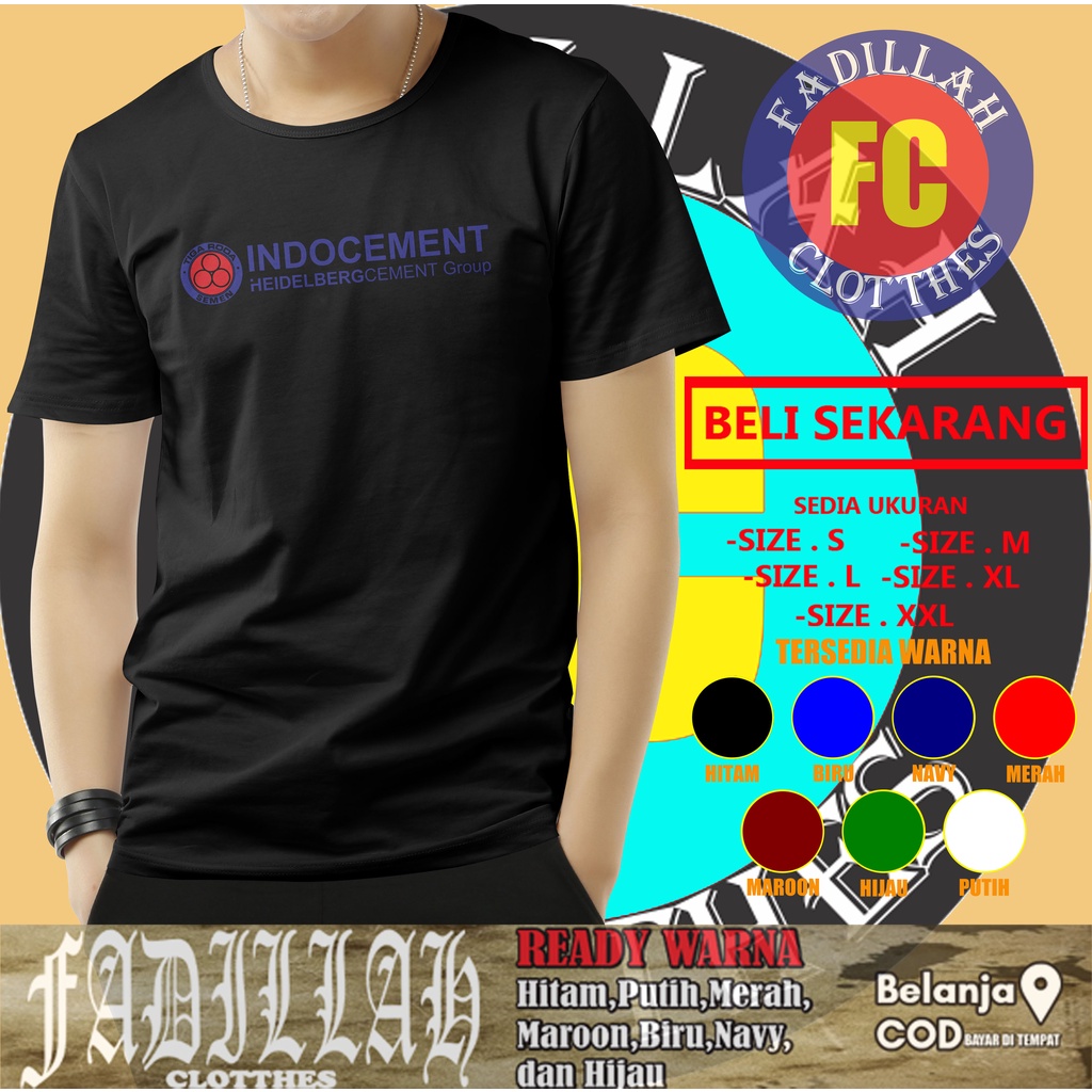 Kaos Indocement Semen Tiga Roda Baju Perusahaan