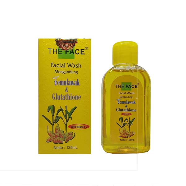 THE FACE FACIAL WASH FACE WASH MENGANDUNG TEMULAWAK &amp; GLUTATHIONE - 125ML | Pembersih Wajah