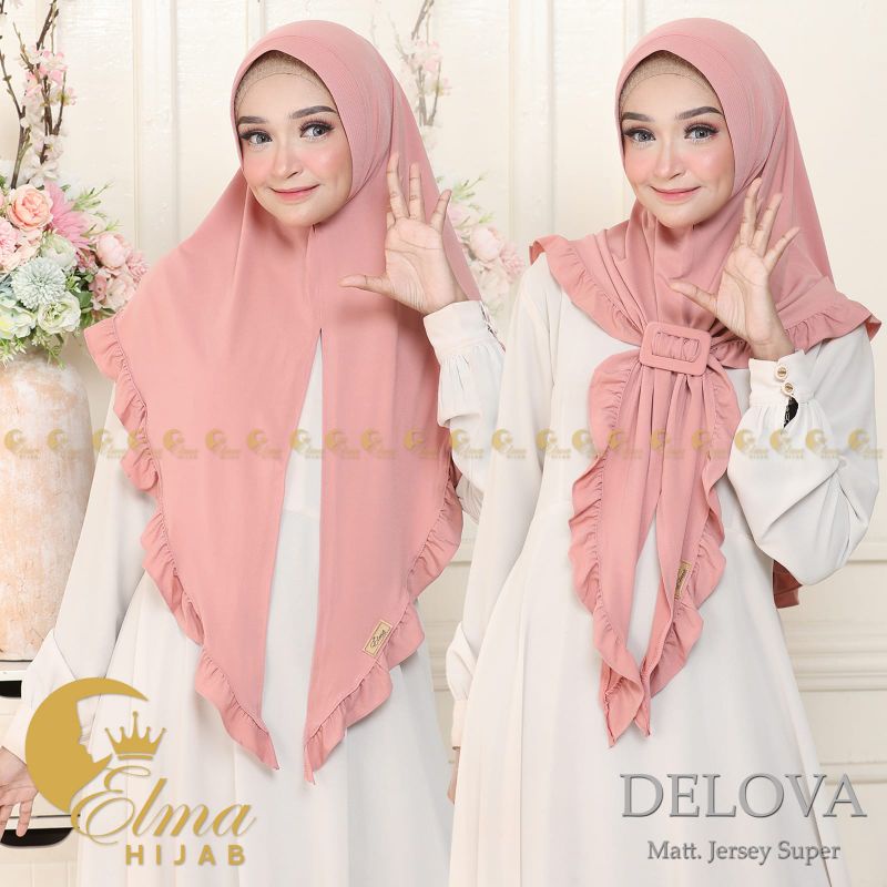 Hijab Instan Gesper Delova Rempel Pad By Elma Hijab