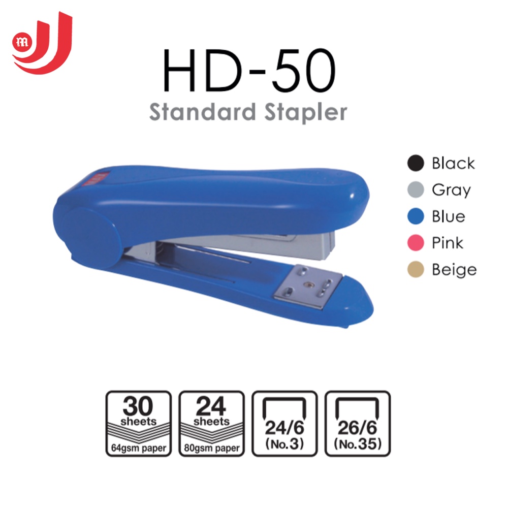 

Stapler MAX HD-50 Ergonomic Style Stapler (Staples Besar Max HD-50)