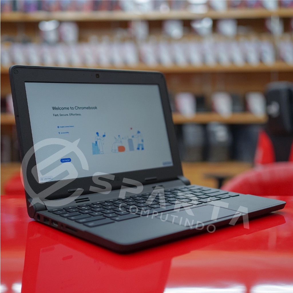 Notebook Dell Chromebook 11 Intel Celeron Ram 4 GB Emmc 32 GB layar 12 in Bergaransi