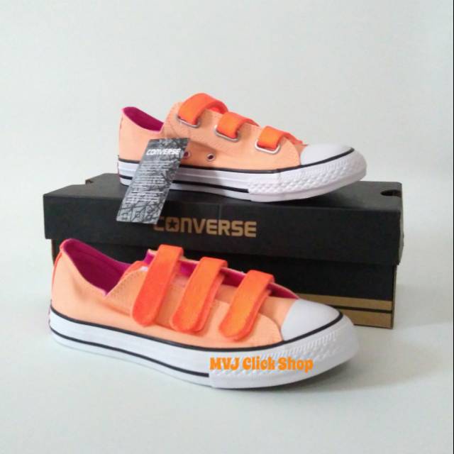 Converse All Star 3V Ox Kids Sneakers - Orange
