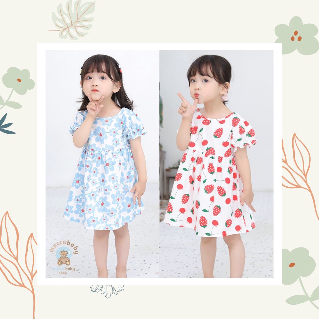 MBSS - DRESS JOLLYCIA POPS dress anak IMPOR/dress anak perempuan/PRINTED DRESS/dress 100% KATUN PREMIUM QUALITY - DS4