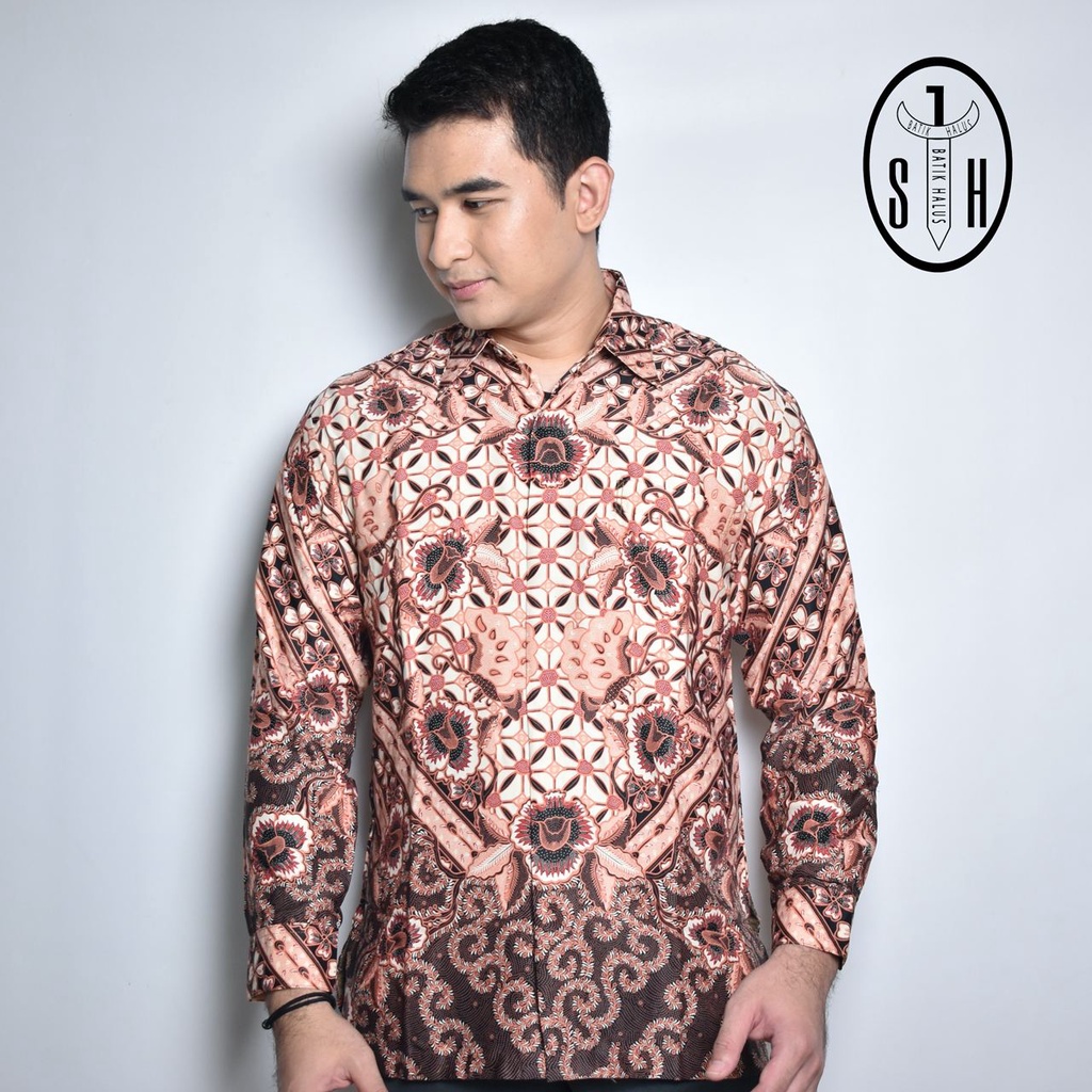 SULTAN HADI / BAJU BATIK / BATIK LENGAN PANJANG / MODEL BAJU BATIK TERBARU / KEMEJA BATIK / ATASAN PRIA / BATIK MEWAH / BAJU BATIK SILKY LT P9