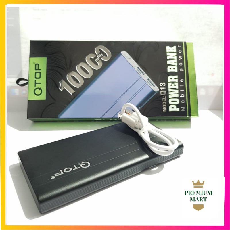 Powerbank Original 10000 mAH Powerbank HP Merk QTOP Q13 ORIGINAL [PM]