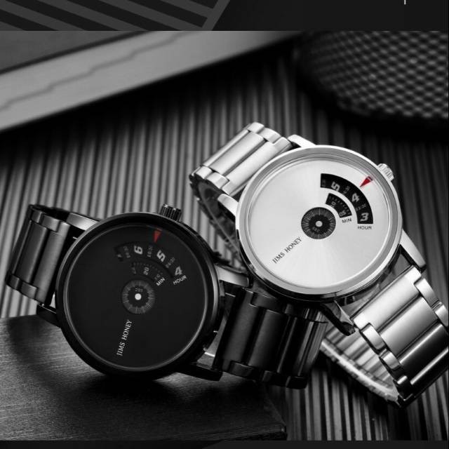 Timepiece 8315 Jam Tangan Pria Cowok Jam Kulit Jam Keren Analog Watch Fashion Original Jims Honey