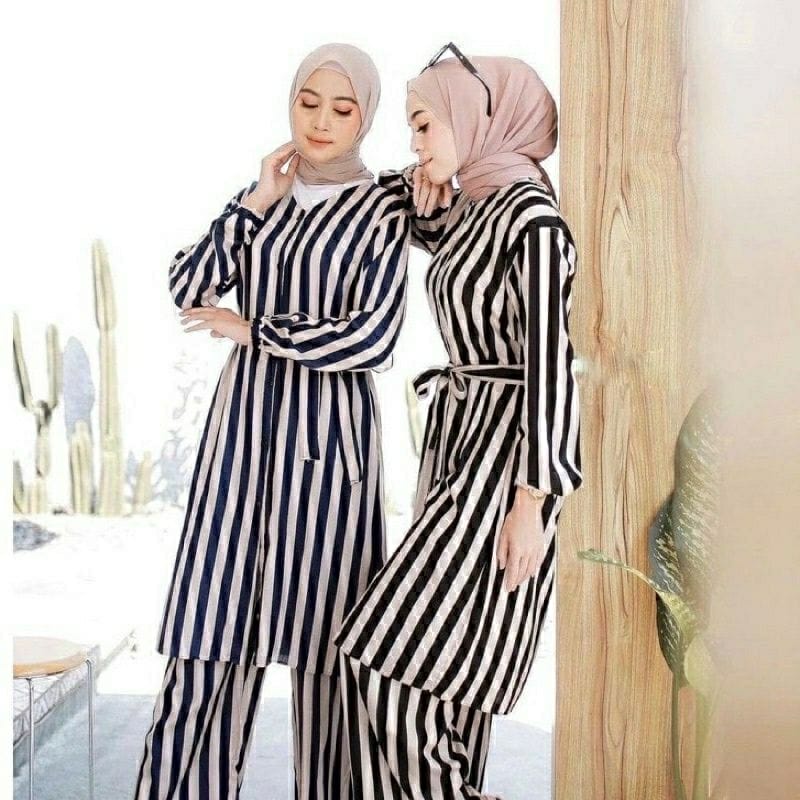 GALISA SET TUNIK SALUR // LAURI SET TUNIK RAYON // SET TUNIK RAYON