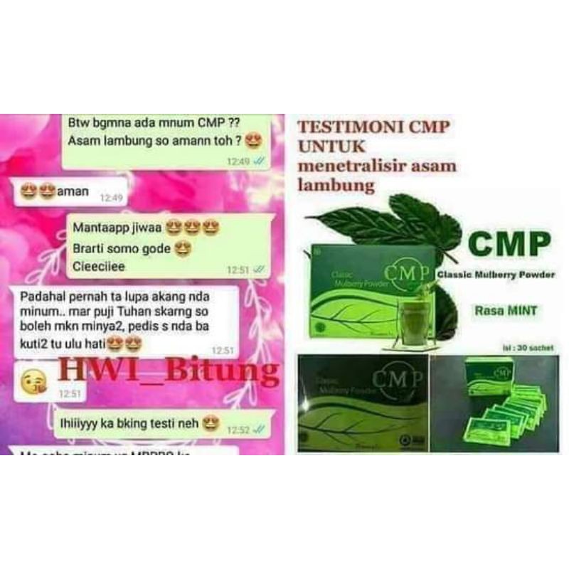 CMP (PRODUK HWI) 100% PRODUK ORI