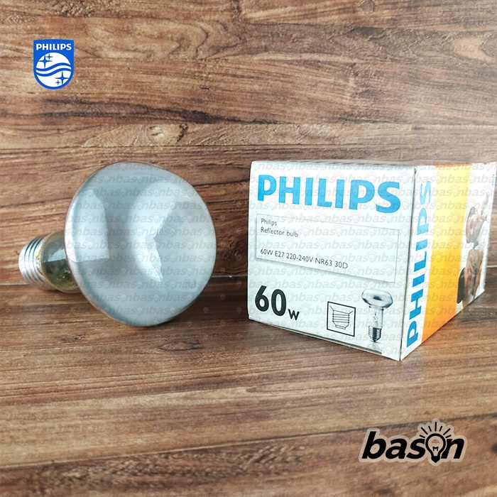PHILIPS NR63 Spot 60W E27 220-240V 30D - Lampu Reflektor