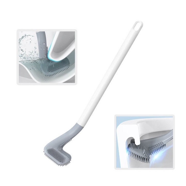 Sikat WC Silikon Brush Toilet Silicone Sikat Pembersih Kamar Mandi