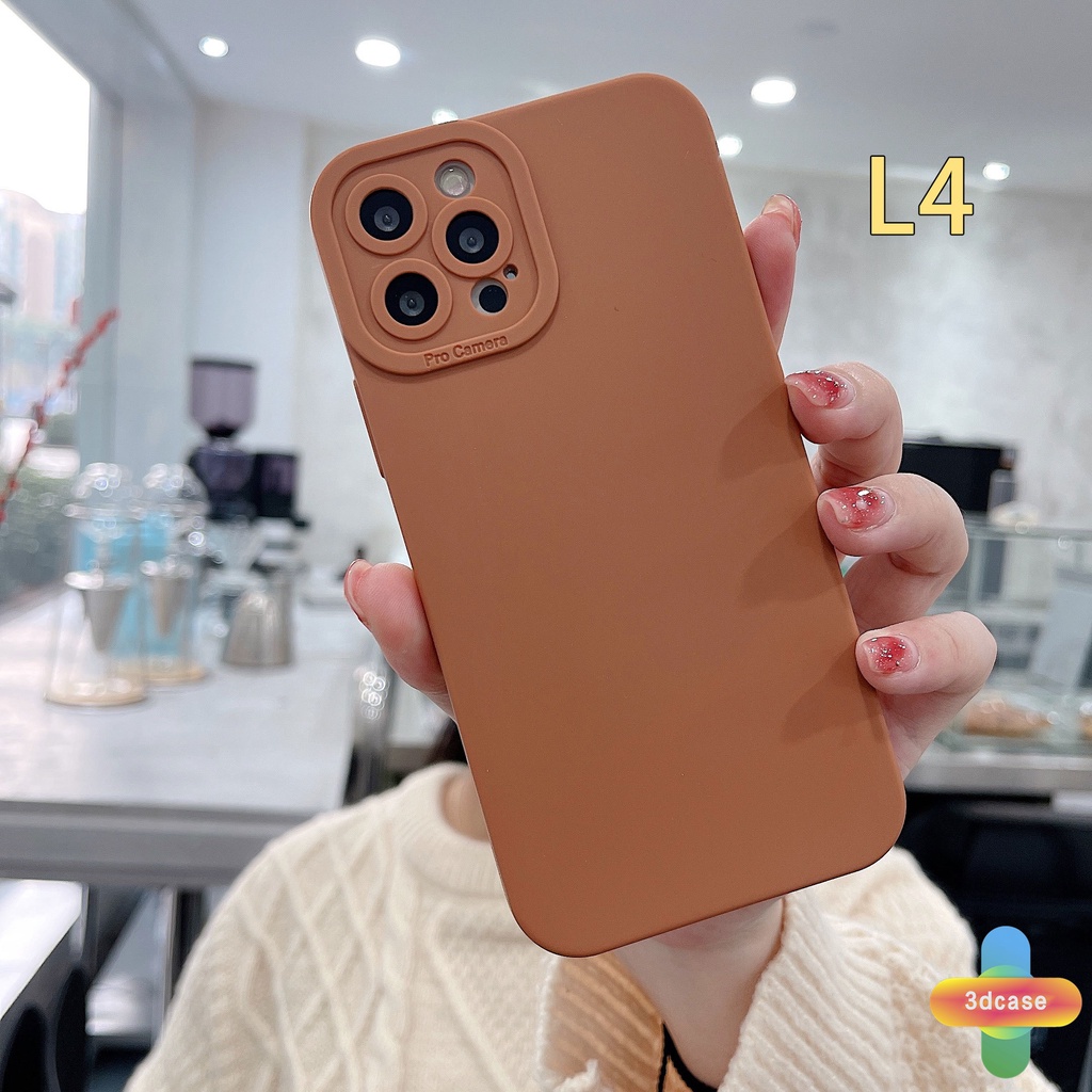Case Compatible For IPhone 7 Plus 11 6 6S 8 Plus XR 11 12 13 PRO MAX X XS MAX Se 2020 6SPlus 7Plus 6Plus 8Plus XSMAX Plain Color Silicone Angel Eyes Anti-fall Case