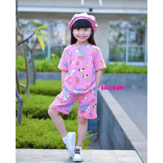 Setelan Babyterry Anak || Piyama babyterry BTS21 || BTS21 play set