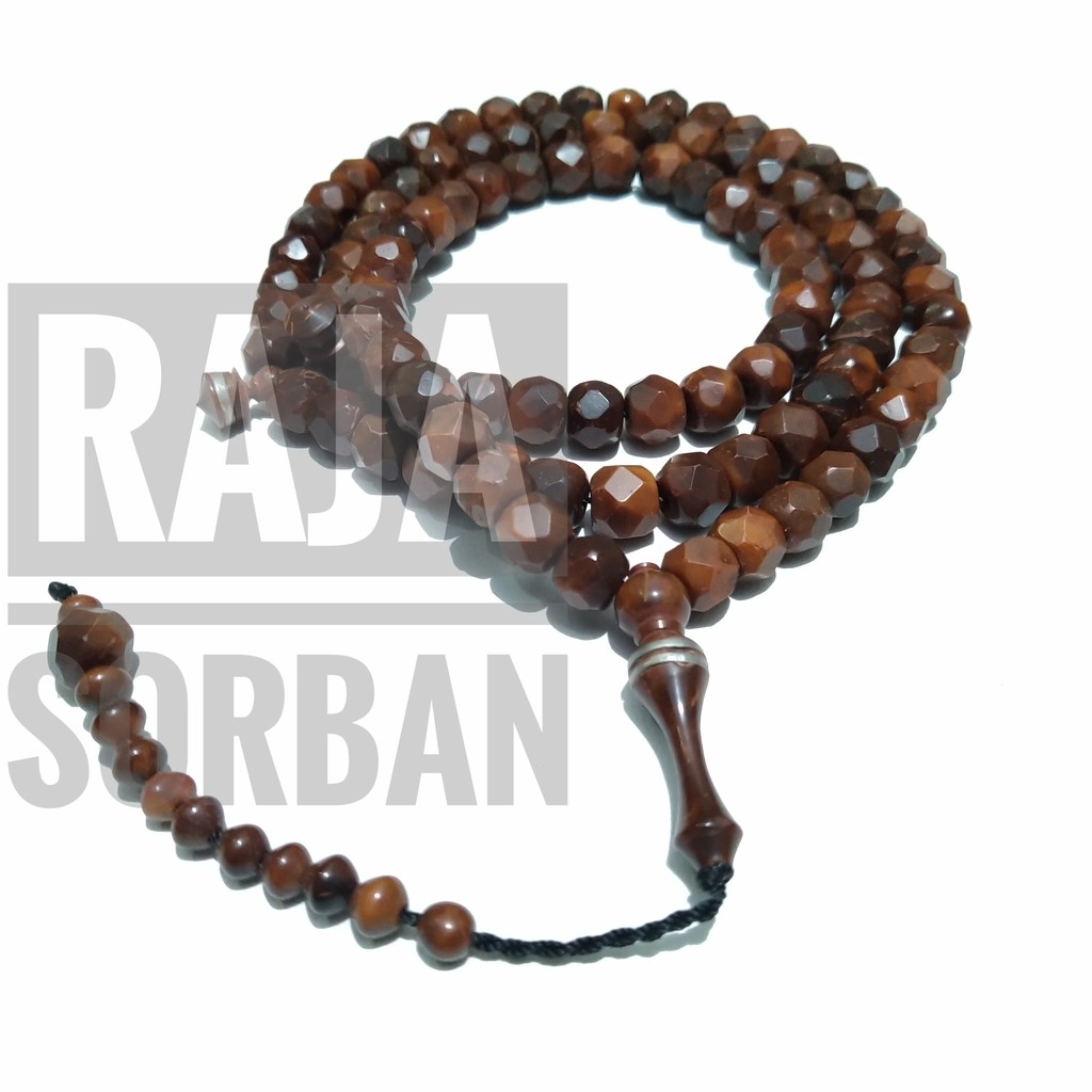 Tasbih Kayu Kokka Kaukah Kating Cutting Kristal - Original Kaukah