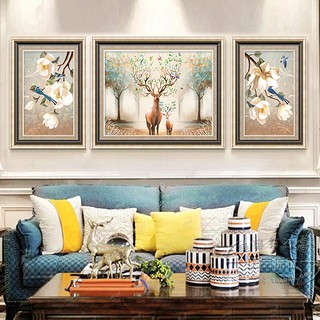  Lukisan  Diamond 5D Gambar Rusa Gaya  Eropa  untuk Dekorasi 