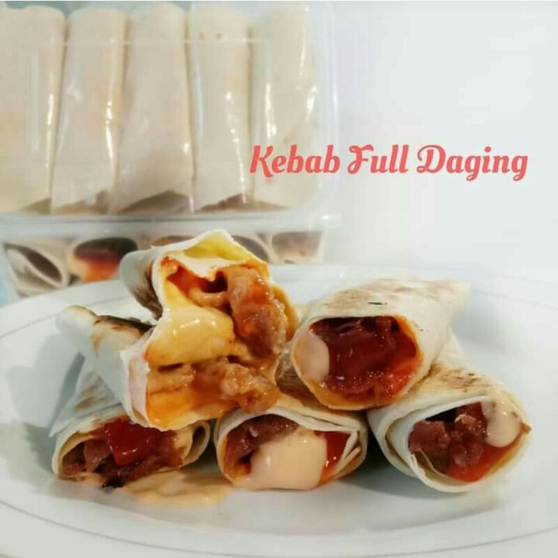 

Kebab Full Daging Termurah Isi 10pcs - Kebab Mini Frozen Azkiyafood