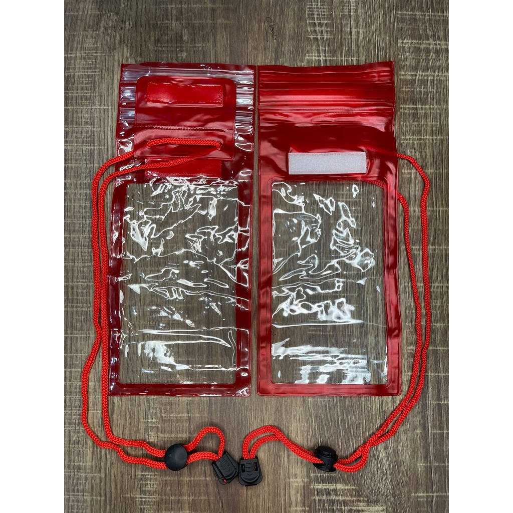 waterproof case / tas anti hujan hp 6in / sarung anti air / tas hp plastik