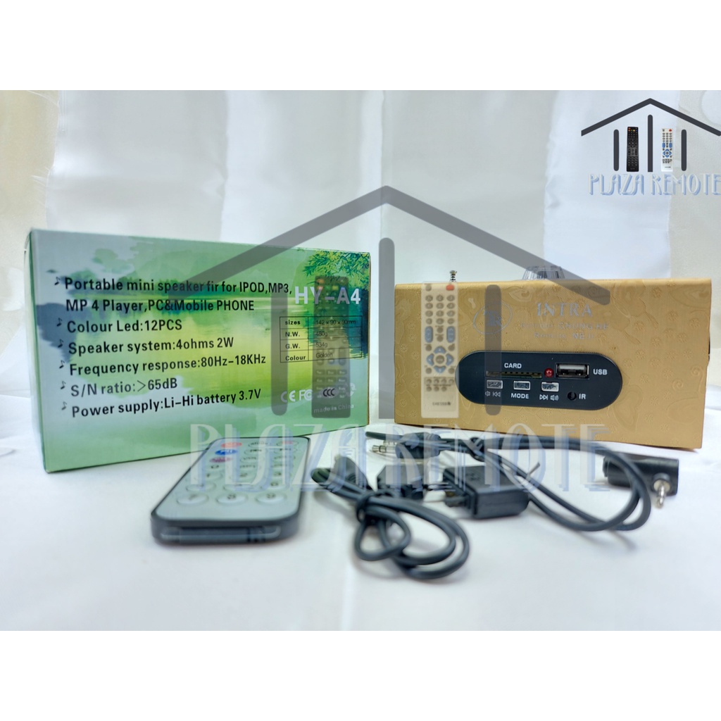 Mp3 Speaker BOX DUAL SPEAKER mini digital Music Angel USB,SD CARD,RADIO FM,AUX - V26Radio+SDcard REMOTE