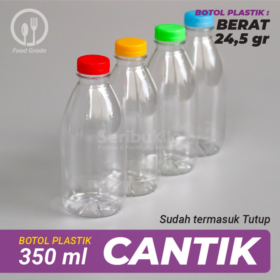 Botol Plastik 350 Ml Botol Cantik 350 Ml Shopee Indonesia 