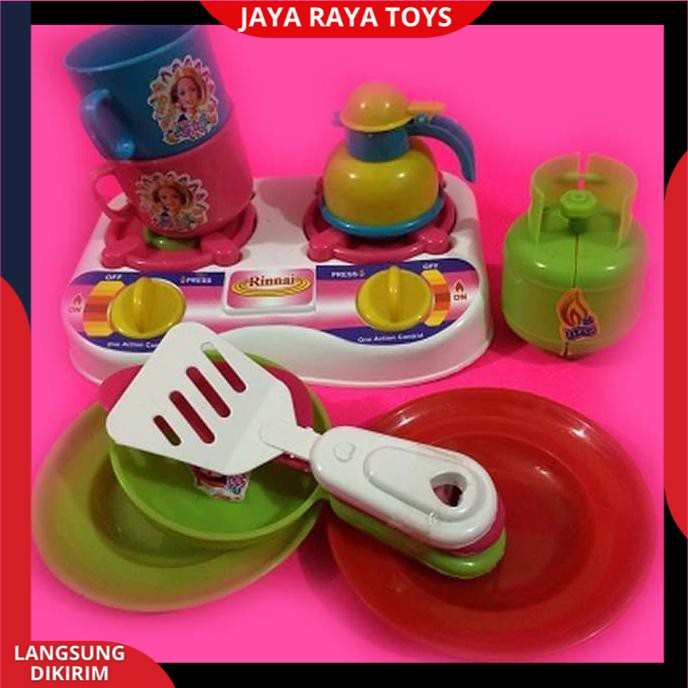Mainan Anak Perempuan Masak Masakan Ks-03 SNI Terbaru Set Kompor Edukasi Anak Kuliner Nusantara