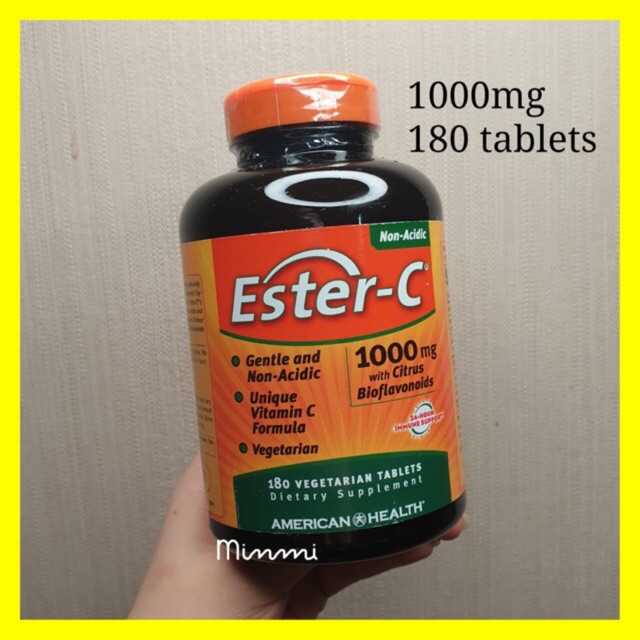 American Health Ester C 1000mg 180 tablet Vitamin C 1000 mg non acid