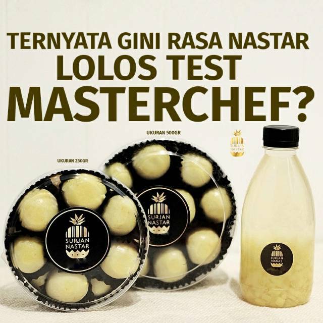

SURJAN NASTAR Tested by MASTERCHEF Premium Nastar 250gr