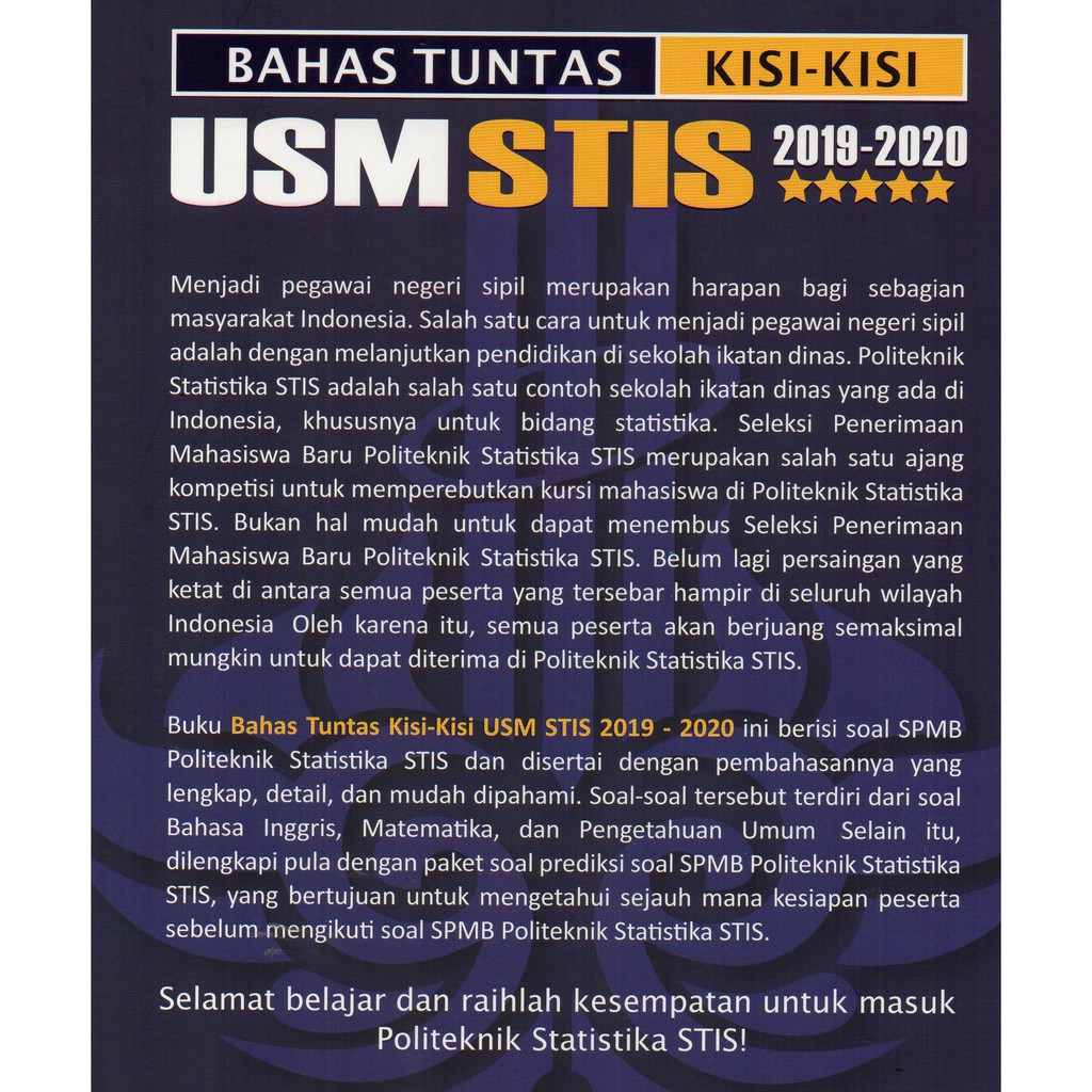 Bahas Tuntas Kisi Kisi Usm Stis 2019 2020 Shopee Indonesia