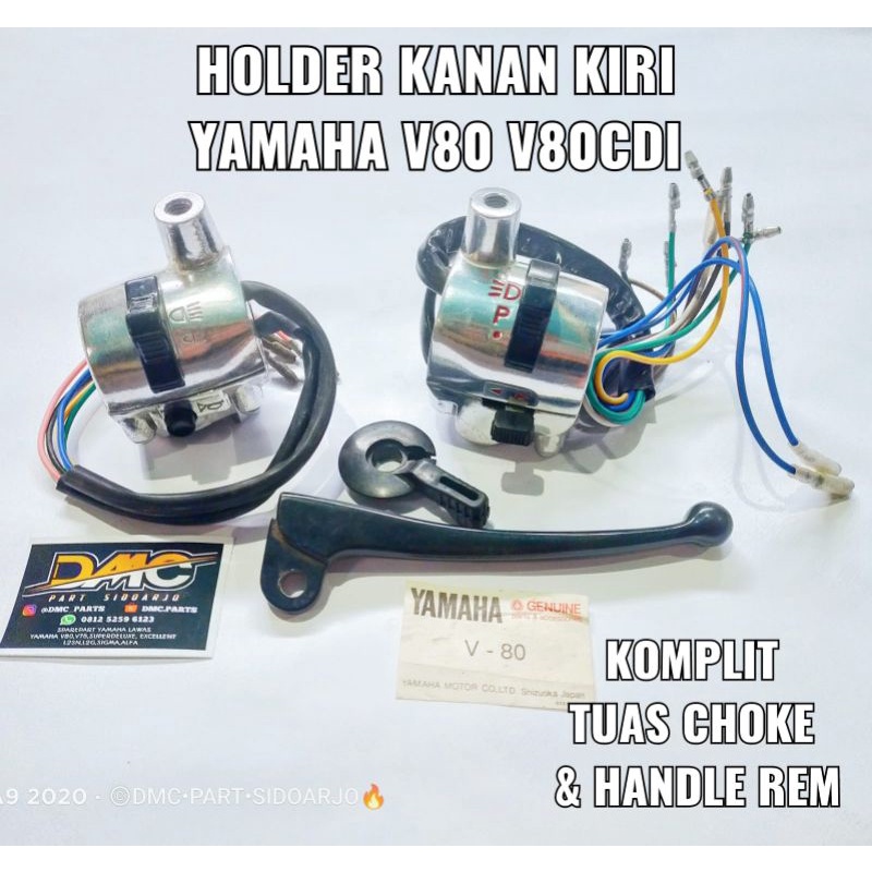 Holder Saklar Yamaha V80 V80platina V80cdi 1979-1982 (1 Pasang) Kanan-Kiri