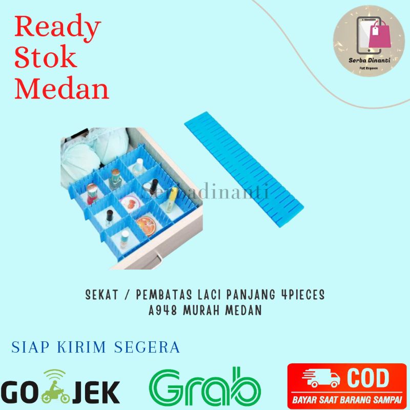 

Sekat / Pembatas Laci Panjang 4Pieces M948 Murah Medan
