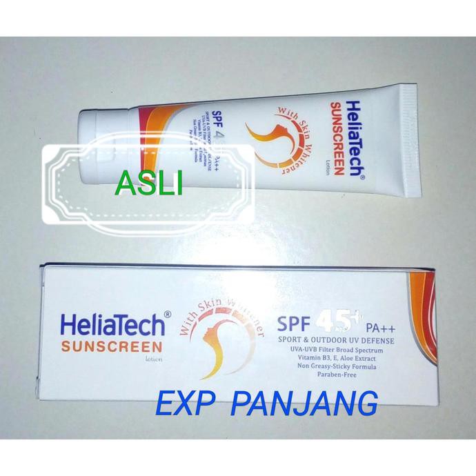 Barang Berkualitas HELIATECH sunscreen sunblock spf45 ++ CUCI GUDANG