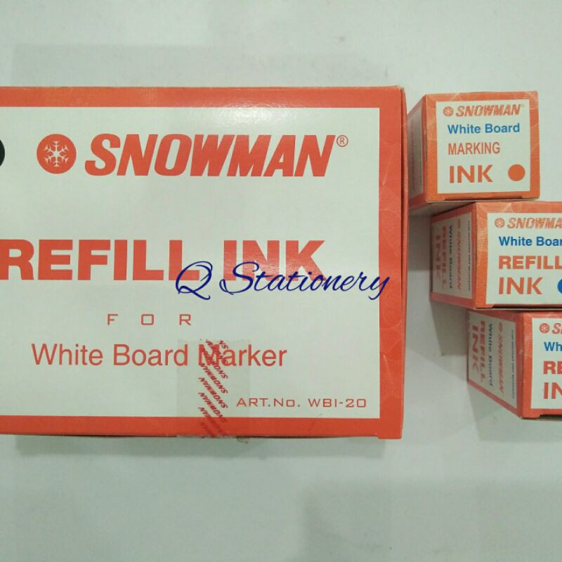 

isi tinta spidol whiteboard ( nonpermanent ) Snowman