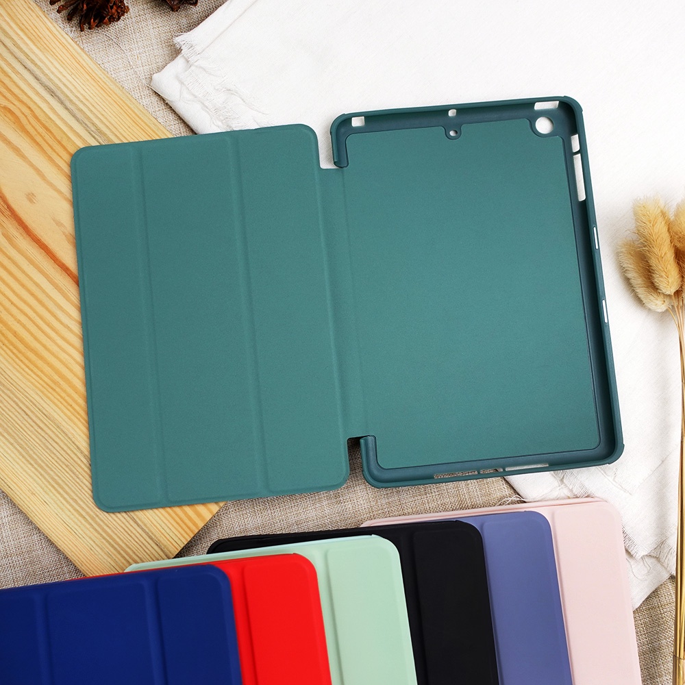 BOOK COVER LIPAT IPAD 2 MINI 1 2019 4 5 6 IPAD AIR  FLIP COVER BOOK SILICON IPAD STANDING BK COVER LIPAT