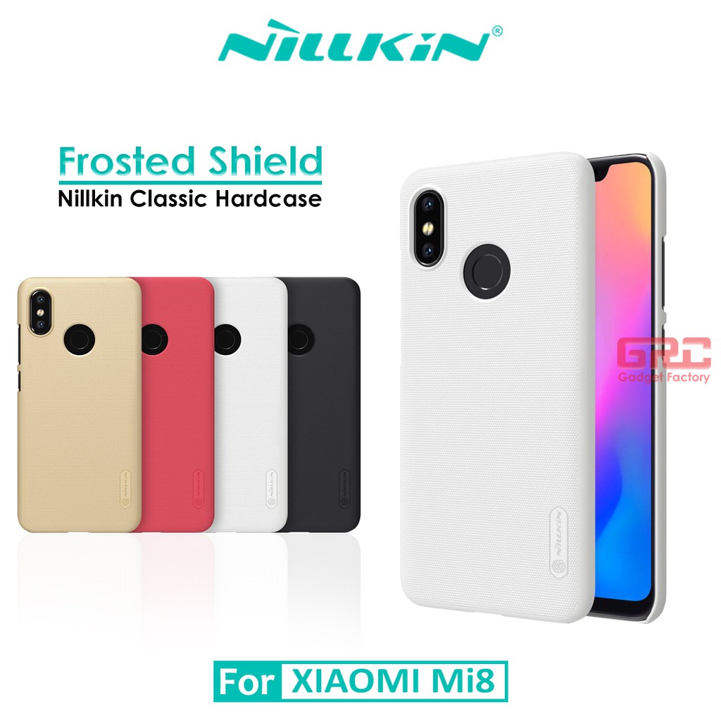 Hard Case XIAOMI Mi8 Mi 8 Nillkin Frosted Shield Casing Original