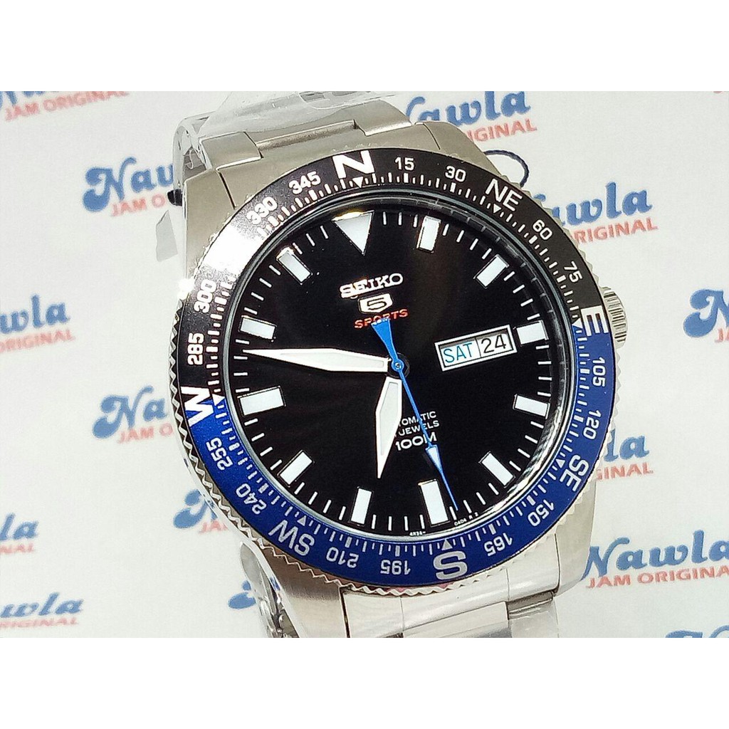 Seiko 5 Sports SRP659K1 Automatic Black Dial - Jam Tangan Pria SRP659