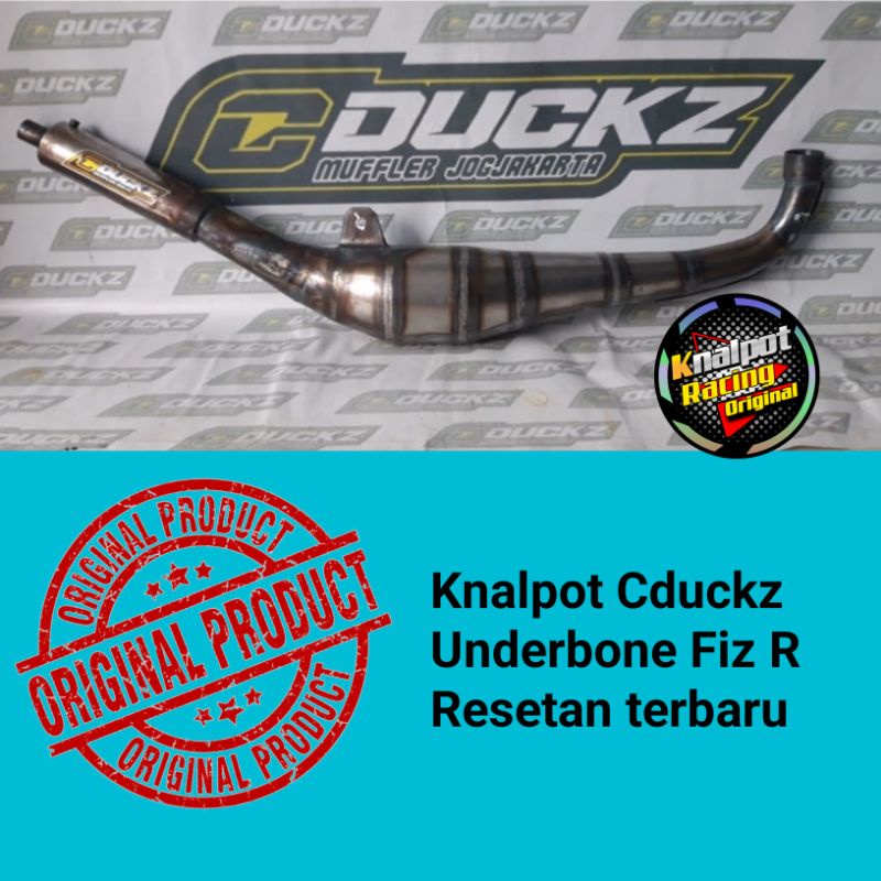 Knalpot Cduckz Underbone Fiz R Kompetisi Resetan terbaru Original