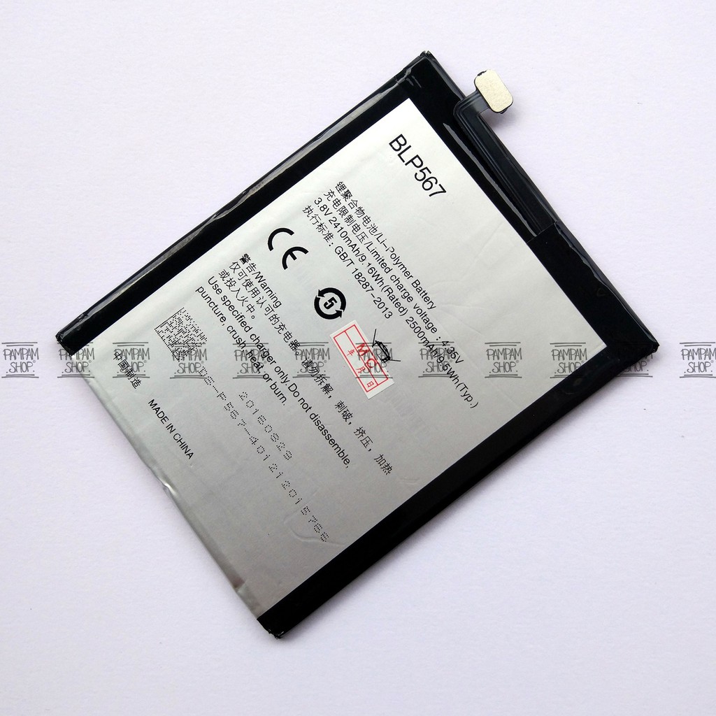 Baterai Oppo BLP567 R829T R1 R8000 R8006 R8007 Original OEM Batre Batrai Battery BLP 567 Handphone