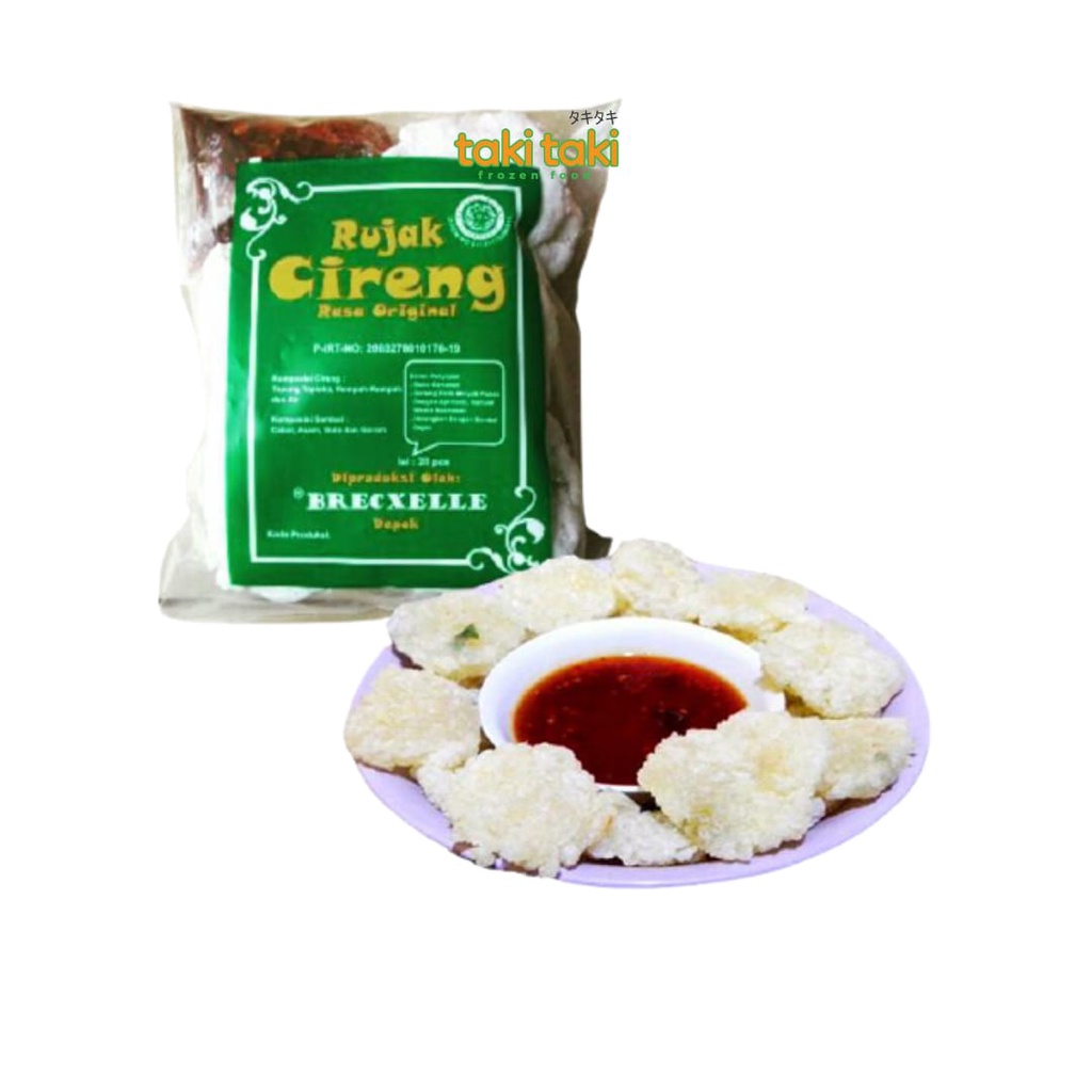 

Cireng Original, Cireng Brexcelle, Rujak Cireng Rasa Original kemasan 400gram isi 20pcs