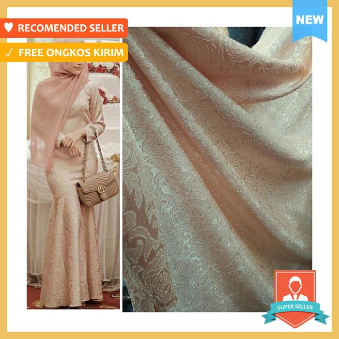 KAIN JAGUAR GLITER PUTIH