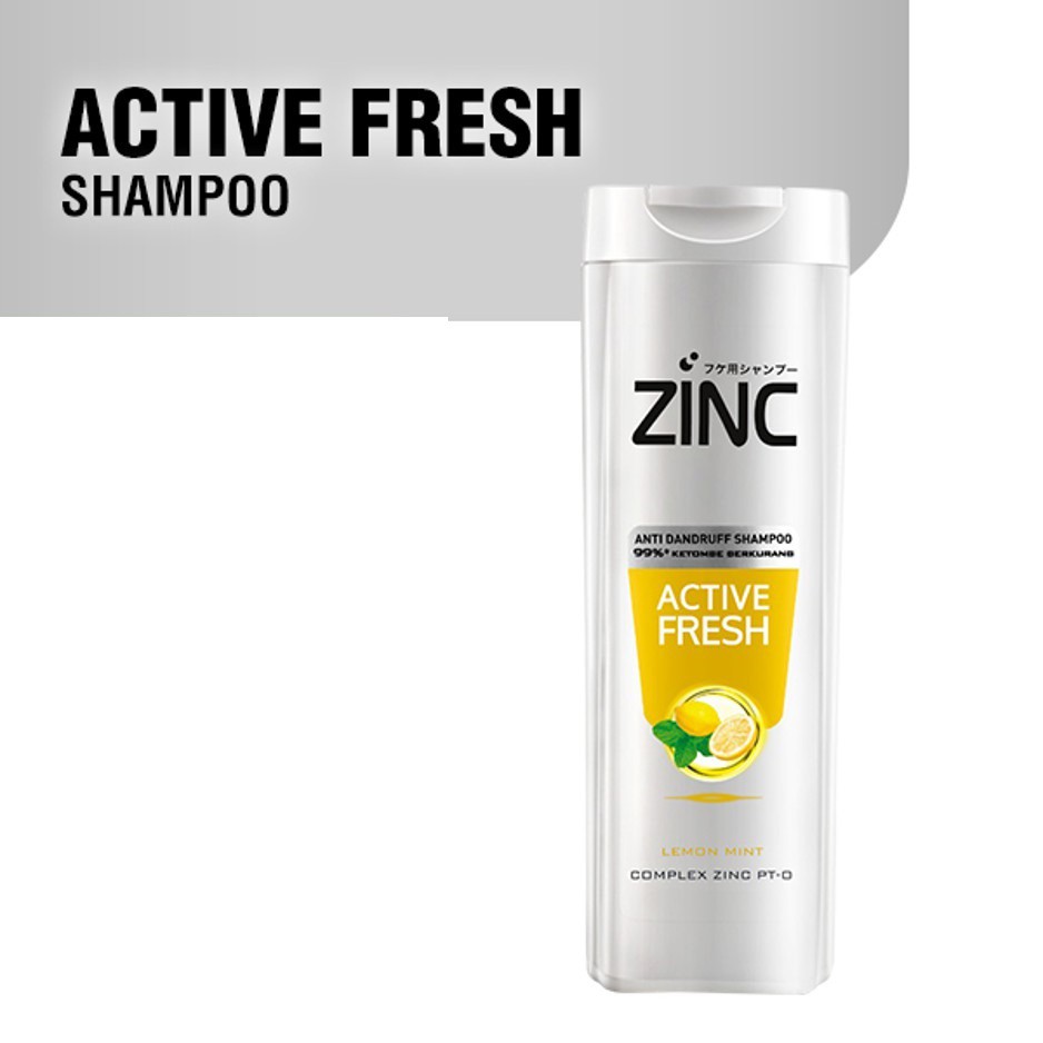 Jual Zinc Anti Dandruff Shampoo 170ml Shopee Indonesia