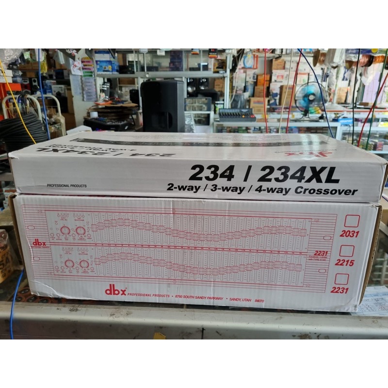 Paket Equalizer Dbx 2231 + Crossover 234xl
