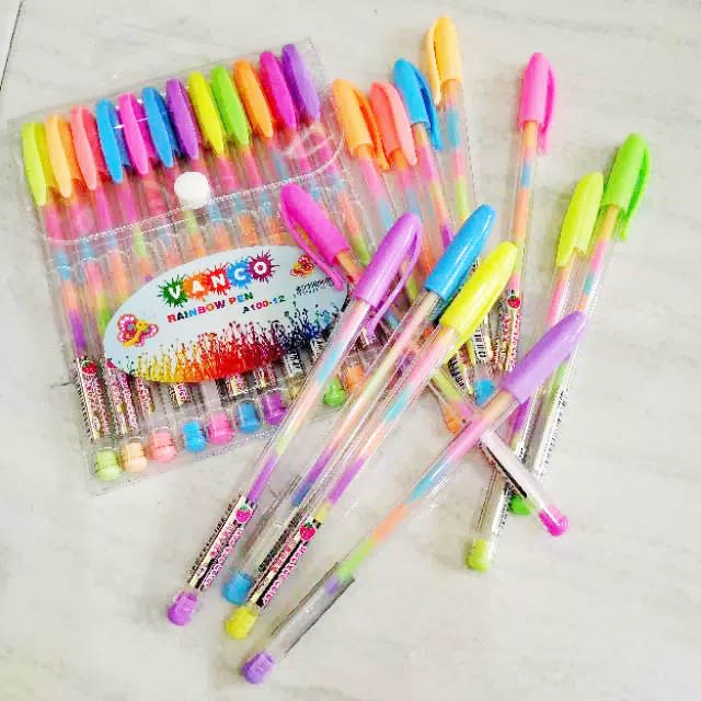 

Bolpoin Gel Rainbow Impor Best Seller