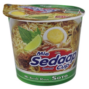 

Mie Sedaap Mie Kuah Instan Rasa Soto / Cup / 77gr